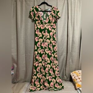 Ava Sky Aloha Blooms Jumpsuit